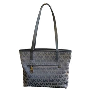 Michael Kors Blue Signature Logo Shoulder Bag Tote